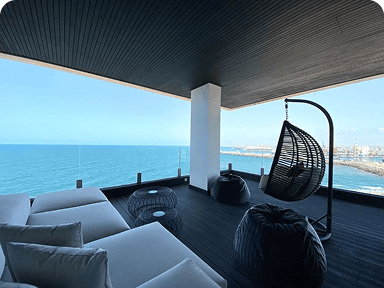 Studio vue océan - Agadir - Rue de la Kasbah
